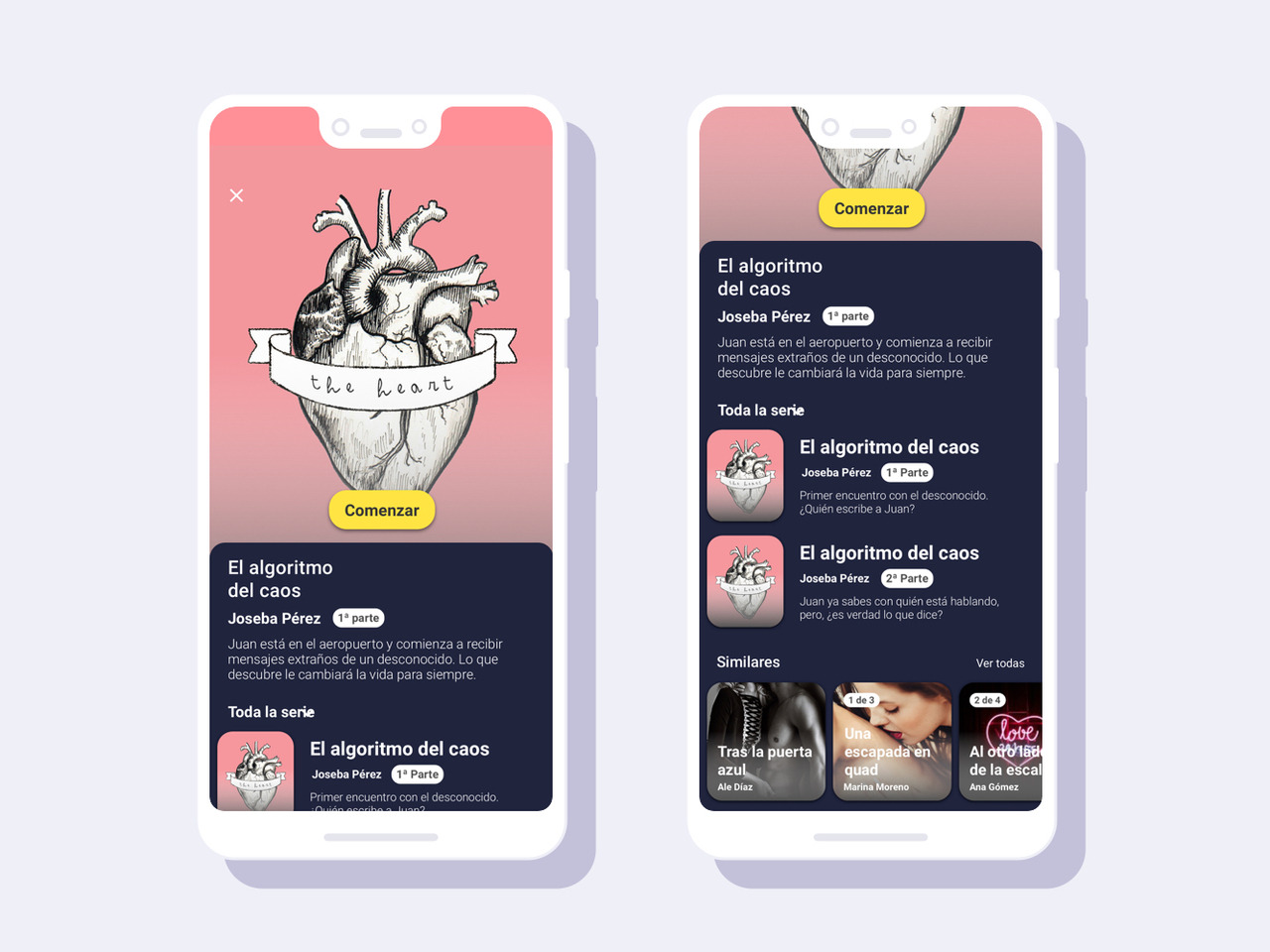 Leemur mobile app interface